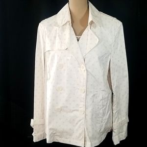 Nadine H Polka Dots Polyurethane Jacket size L